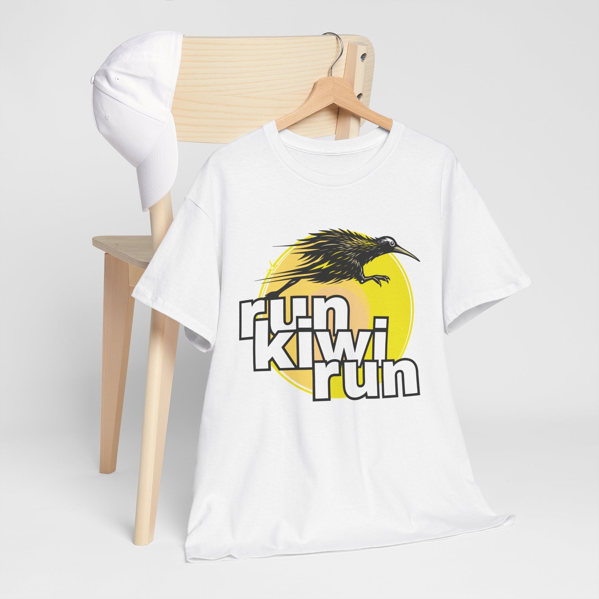 Run Kiwi Run T-Shirt — Kiwi Bird Graphic Tee